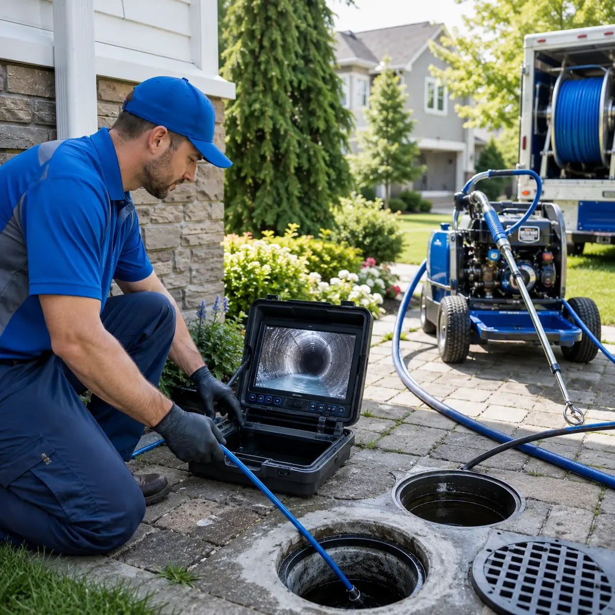 Outdoor drain cleaning professionals serving Egan, LA